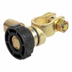 Battery terminal (-) with circuit breaker round