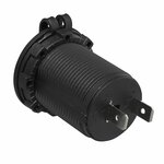 Flush-mounted socket DIN 12V/24V