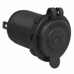 Flush-mounted socket DIN 12V/24V