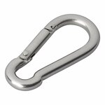 Stainless steel snap hook 6x60mm 2 pieces