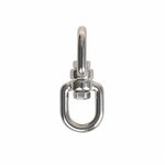 Swivel lock 6mm, A4 stainless steel AISI 316, eye/eye, 1,350 daN