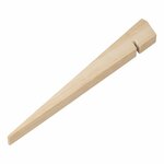 Tent peg 30cm wood 4 pieces in polybag