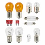Spare bulb set for trailer caravan 12-piece