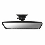 Rear-view mirror 180x62mm with suction cup
