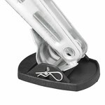 Stabilisation foot with metal pin