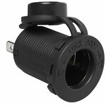 Flush-mounted socket DIN 12V/24V