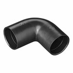 Drain pipe corner piece dia 28 mm 90 PE black