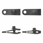Tent carpet clips with screw - set of 4