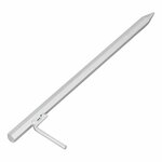 Ground peg 40 cm galvanized steel with L-hook