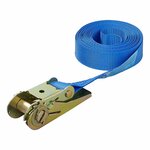 Blue tension strap with ratchet 5 meters