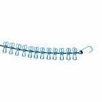 Clothing line elastic with 12 clothes pegs