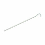 Tent peg 22cm metal with open eye 10 pieces in polybag
