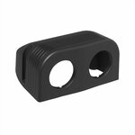 Two-way surface-mounted installation frame