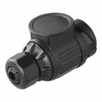 Plug 13-pole PVC type Jaeger 9.6 cm with clamp