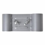 Nose wheel clamp for rotary clothes dryer