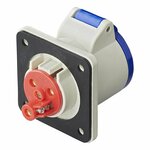 CEE wall socket short surface-mounted