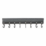 Universal coat rack with bead and Velcro