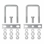 U-bracket square 60mm for nose wheel clamp - set of 2 pieces