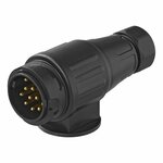 Plug 13-pin PVC type Jaeger 12 cm