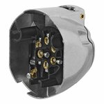Power socket 7+1-pin metal