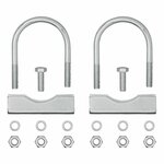 U-bracket round 60/70mm for nose wheel clamp - set of 2 pieces