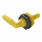 Water tank feed-through angled with grommets 10x12mm each
