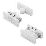 Door stop with metal springs for caravan/camper