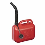 Jerrycan 5L plastic red UN-approved