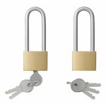 Padlock 40mm with long bracket 75mm
