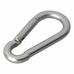 Stainless steel snap hook 8x80 mm 2 pieces