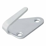 Metal rope hook 40x45 mm curved 10 pieces