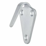 Metal rope hook 40x45 mm curved 10 pieces