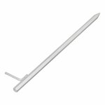 Ground pin 50 cm galvanized steel with L-hook