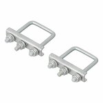 U-bracket square 60mm for nose wheel clamp - set of 2 pieces