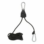Hoist with ratchet and rope - set of 2 pieces 68kg