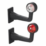 Width light red/white 185mm angled