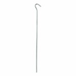 30cm metal tent peg with open eye 10 pieces in polybag
