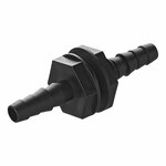 Straight water tank feed-through with 10x12mm grommets