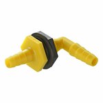 Water tank feed-through angled with grommets 10x12mm
