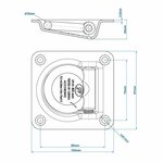 Lashing eye single SPP UP-01