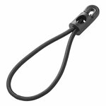 Elastic loop with plastic hook - set of 10 pieces