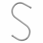 S-hook dia 4mm 6.5x7.5cm 6 pieces