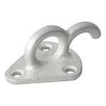 Rope hook metal with eye 70x45mm 5 pieces