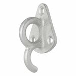 Rope hook metal with eye 70x45mm 5 pieces
