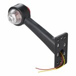 Width light red/white 160mm slanted