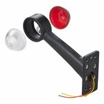 Width light red/white 160mm slanted