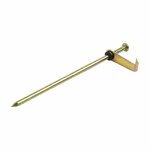 Rock pin 21cm metal with hook 6 pieces in polybag