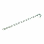 Rock pin 30cm metal triangular 6 pieces in polybag