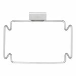 Garbage bag holder door attachment