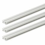 Double tent rail 80 cm - set of 3 pieces